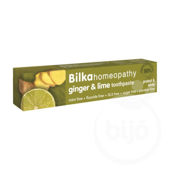 Pasta de dinti Bilka Homeopathy Ginger&Lime Whitening cu Xylitol 75ml