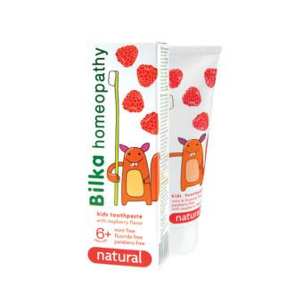 Pasta de dinti pentru copii Bilka Homeopathy Organic 6+ 50ml