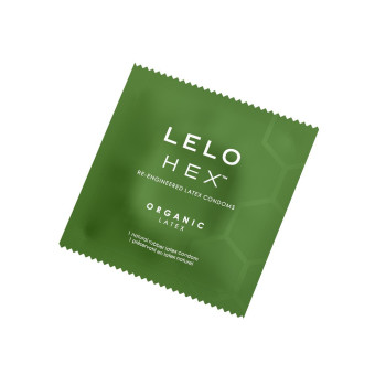 Prezervative latex Lelo Hex Organic 3 buc