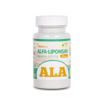 Capsule cu acid alfa-lipoic 200 mg Netamin 30 buc