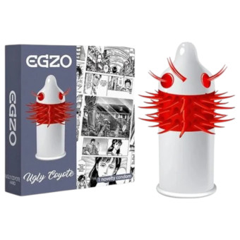 Prezervativ cu tepi lungi Egzo Ugly Coyote 1 buc