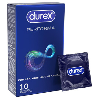 Prezervative cu efect de intarziere Durex Performa 10 buc