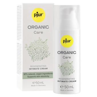 Crema vegana regeneratoare intima Pjur Organic Care 50 ml