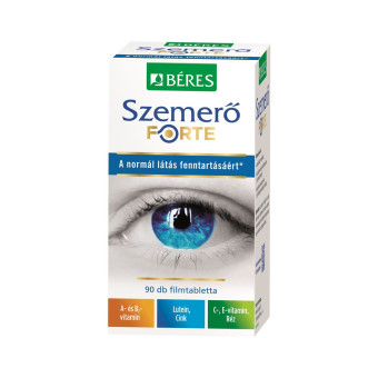 Tablete filmate cu luteina Forte pentru sanatatea ochilor Beres 90 buc