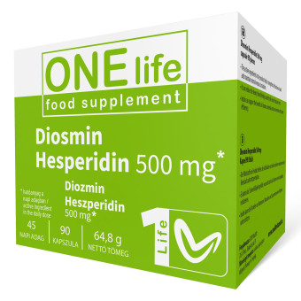 Capsule cu diosmina si hesperidina 500 mg One Life 90 buc