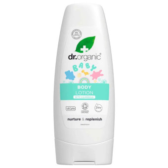 Lotiune corp Bio Galbenele pentru bebelusi Dr.Organic 200ml