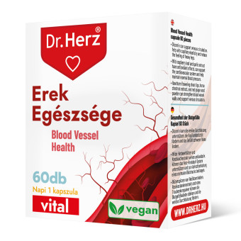 Capsule vegane pentru sanatatea vaselor de sange Dr Herz 60 buc