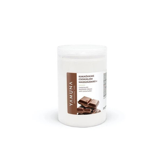 Crema de masaj cu ciocolata si unt de cacao Yamuna 1020 gr | bioplanetshop.ro