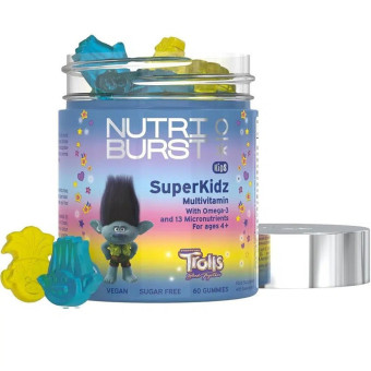 Vitamine gumate Nutriburst Kids Trolls SuperKidz 60 buc