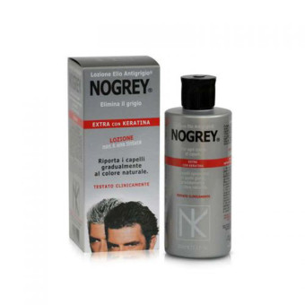 Lotiune cu keratina pentru repigmentarea parului carunt Nogrey 200 ml