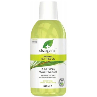 Apa de gura Bio Extract de Arbore de Ceai Dr.Organic 500ml
