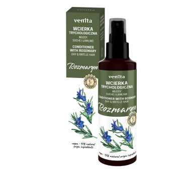 Balsam cu alcool si rozmarin pentru par uscat si despicat Venita 100 ml | bioplanetshop.ro