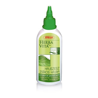 Lotiune cu alcool si extract din plante pentru par gras si matreata Stella Herba Vita 125 ml