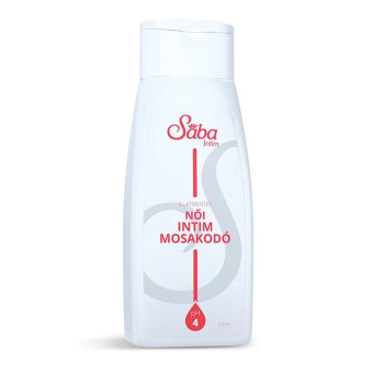 Gel pentru igiena intima fara parfum pentru femei Saba 250 ml