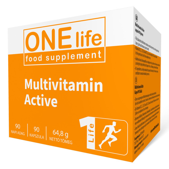 Capsule Multivitamine Activ One Life 90 buc