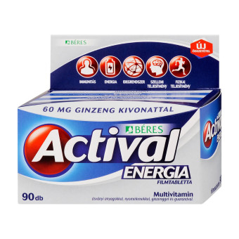 Tablete filmate Actival Energy Beres 90 buc
