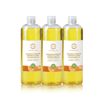 Pachet Promoțional 3x Ulei de Masaj cu Portocale și Scorțișoară Yamuna, 1000 ml