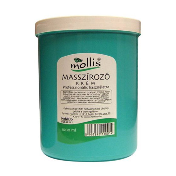 Crema de masaj profesionala cu parafina Mollis 1000 ml