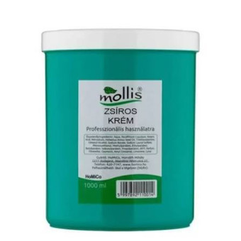 Crema de masaj profesionala grasa, cu parafina Mollis 1000 ml