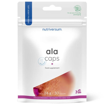 Capsule cu acid alfa-lipoic ALA 600 mg Nutriversum 30 buc