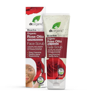 Exfoliant fata Bio Trandafiri Dr.Organic 125ml