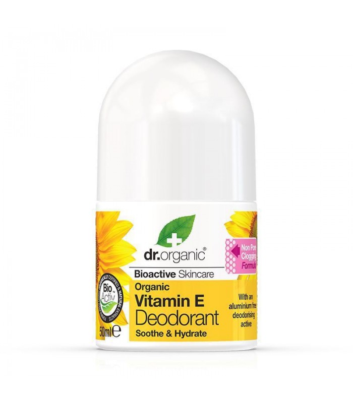 Deo roll Bio Vitamina E Dr.Organic 50ml