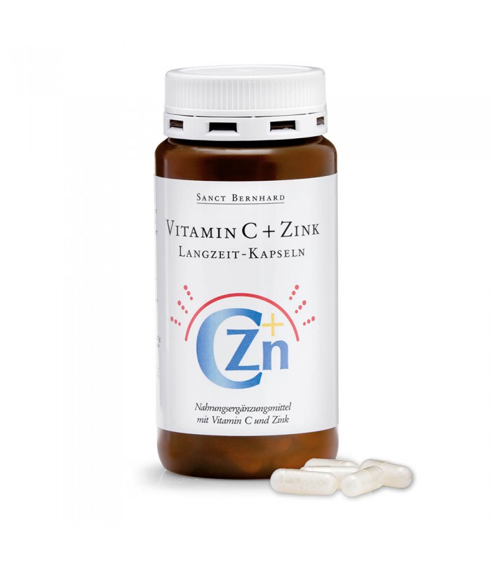 Vitamina C + Zinc Sanct Bernhard 180caps