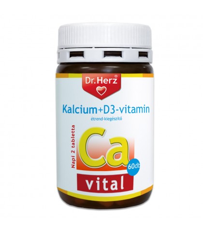 Calciu plus Vitamina D3 Dr.Herz 60 capsule