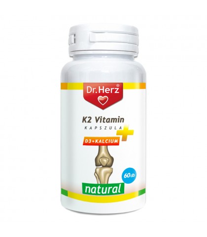 Vitamina K2 plus D3 plus Calciu Dr.Herz 60 capsule