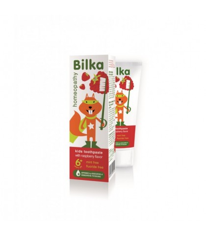 Pasta de dinti pentru copii Bilka Homeopathy Organic 6+ 50ml