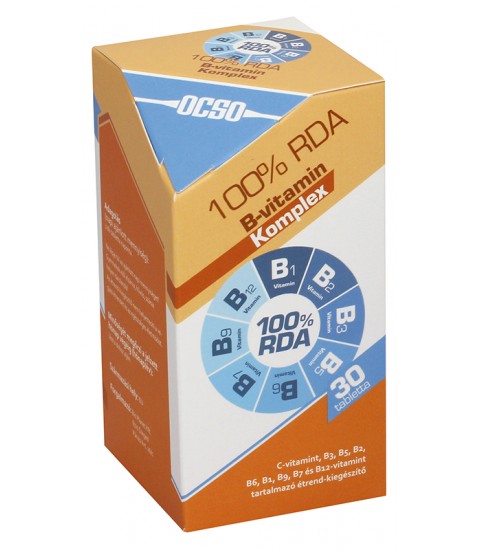 Ocso 100 RDA Vitamina B Complex 30 capsule