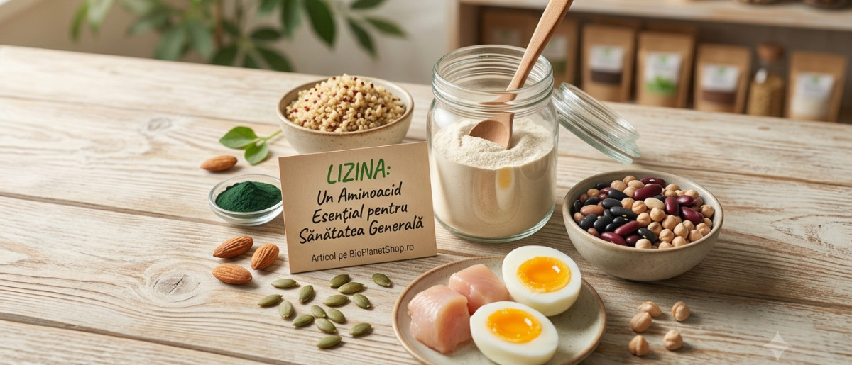 Lizina: Un Aminoacid Esential pentru Sănătatea Generală